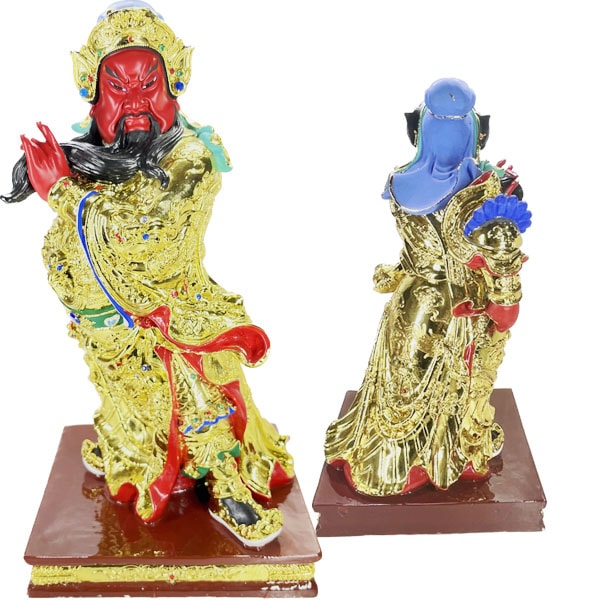 銅製 関羽像 ミニ 【送料無料】（沖縄別途700円） ｜ 銅,銅像,三国志