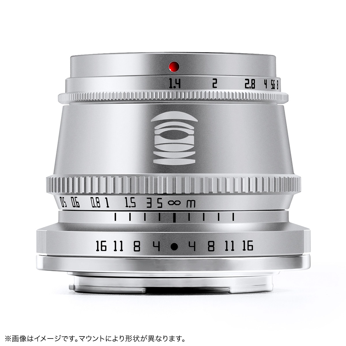 銘匠光学 TTArtisan 35mm f/1.4 C APS-C対応 単焦点レンズ シルバー