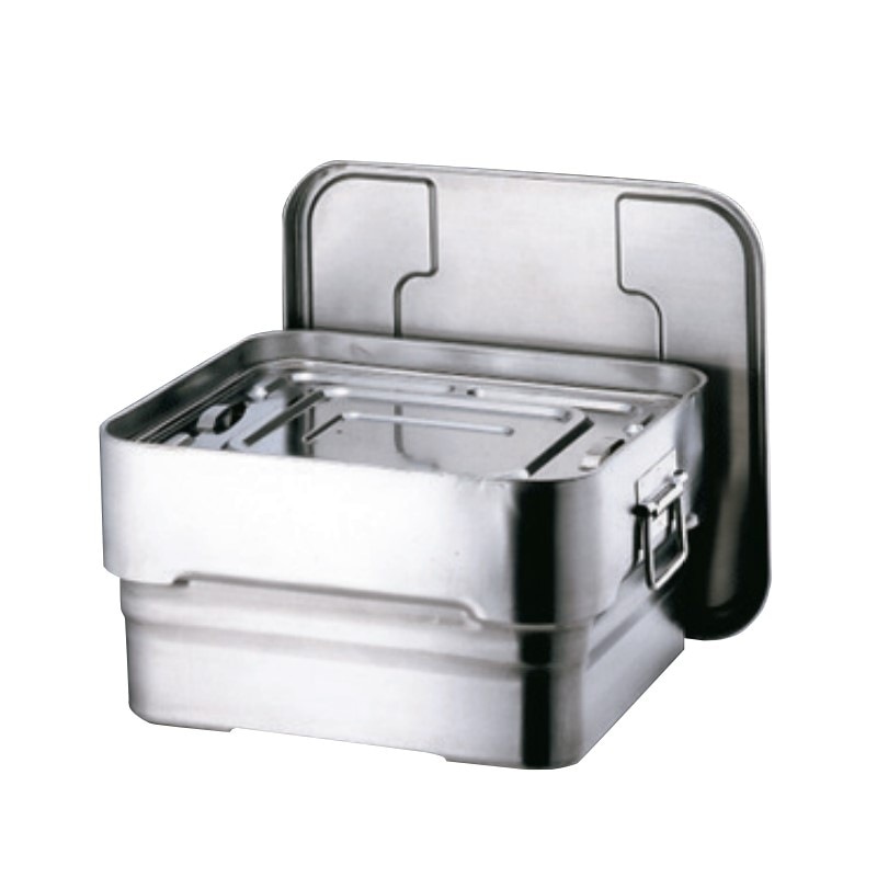 18-8 角型二重食缶(内蓋付) 容量13L DHS-3513 | SUGICO ORIGINAL,調理