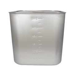 HACCP】18-8 深型角キッチンポット 目盛・手付 27.0L SH-4230D