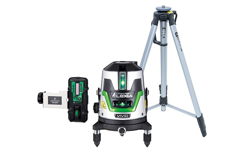 レーザーロボ LEXIA VIVID 51グリーン受光器・三脚セット