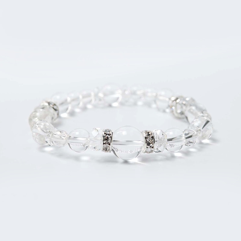 浄化・開運・魔除け ラッキーパワーストーンブレスレット【水晶