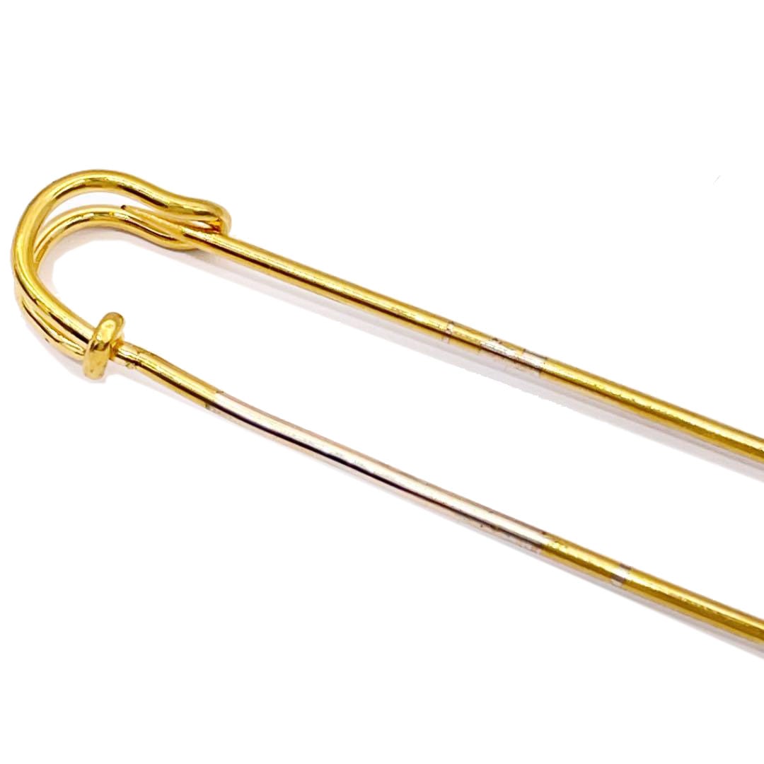 HERMES エルメス セリエ ピンブローチ 安全ピン ゴールド