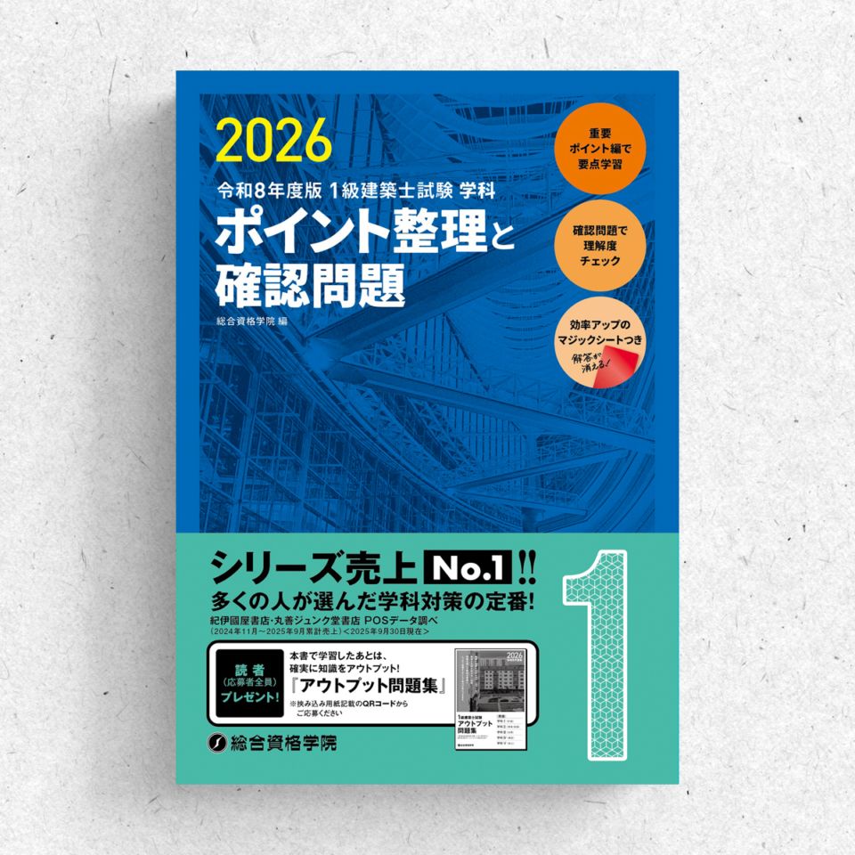 令和8年度版 1級建築士試験 学科 厳選問題集500+125 | 資格試験対策