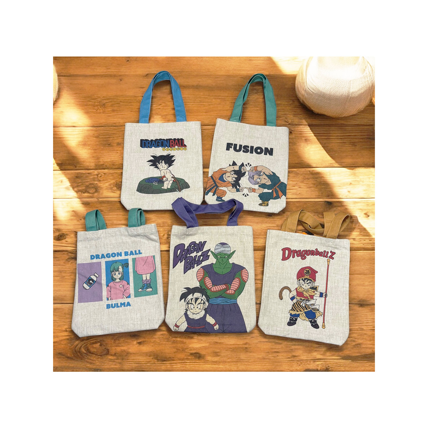 公式] メーカー直営 ドラゴンボール タテ型トート ブルマ