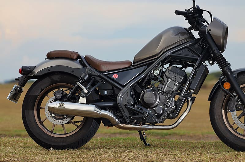 23-レブル250/S Edition/Eクラッチ｜POWERBOXサイレンサー カスタム