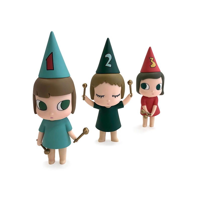 奈良美智 | フィギュア DRUMMING GIRLS 123| 森美術館オンライン