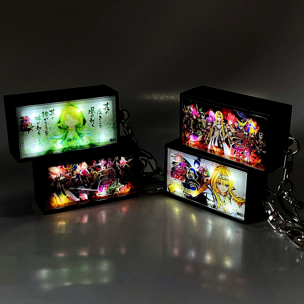 LEDパネルキーホルダー【戦国乙女～剣戟に舞う白き剣聖～西国参戦編