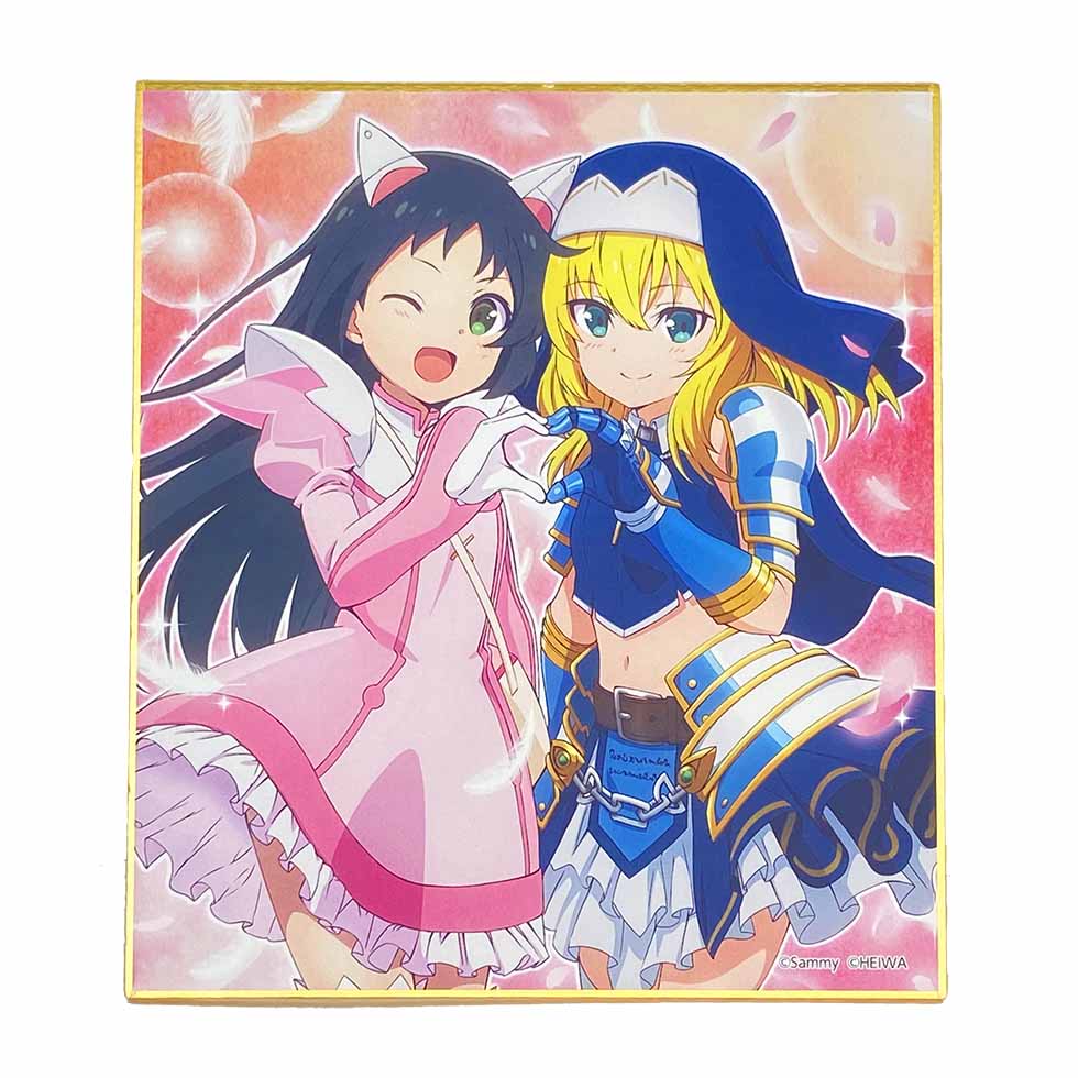 ツインエンジェル×戦国乙女 コラボ第三弾ミニ色紙（ソウリン・クルミ