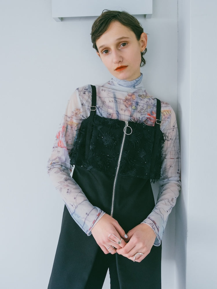 Fluffy Layered Zip Top｜レイヤードジップトップ – MARTE