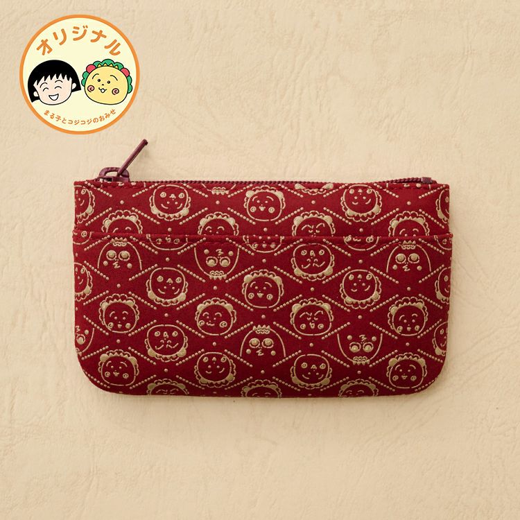 コジコジ】印傳屋 小銭入れ（赤地白漆）【当店オリジナル】 | まる子と