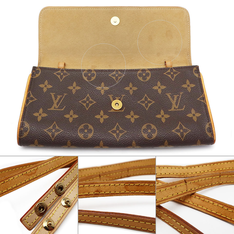 ルイ ヴィトン モノグラム ポシェットツインGM M51852 モノグラム