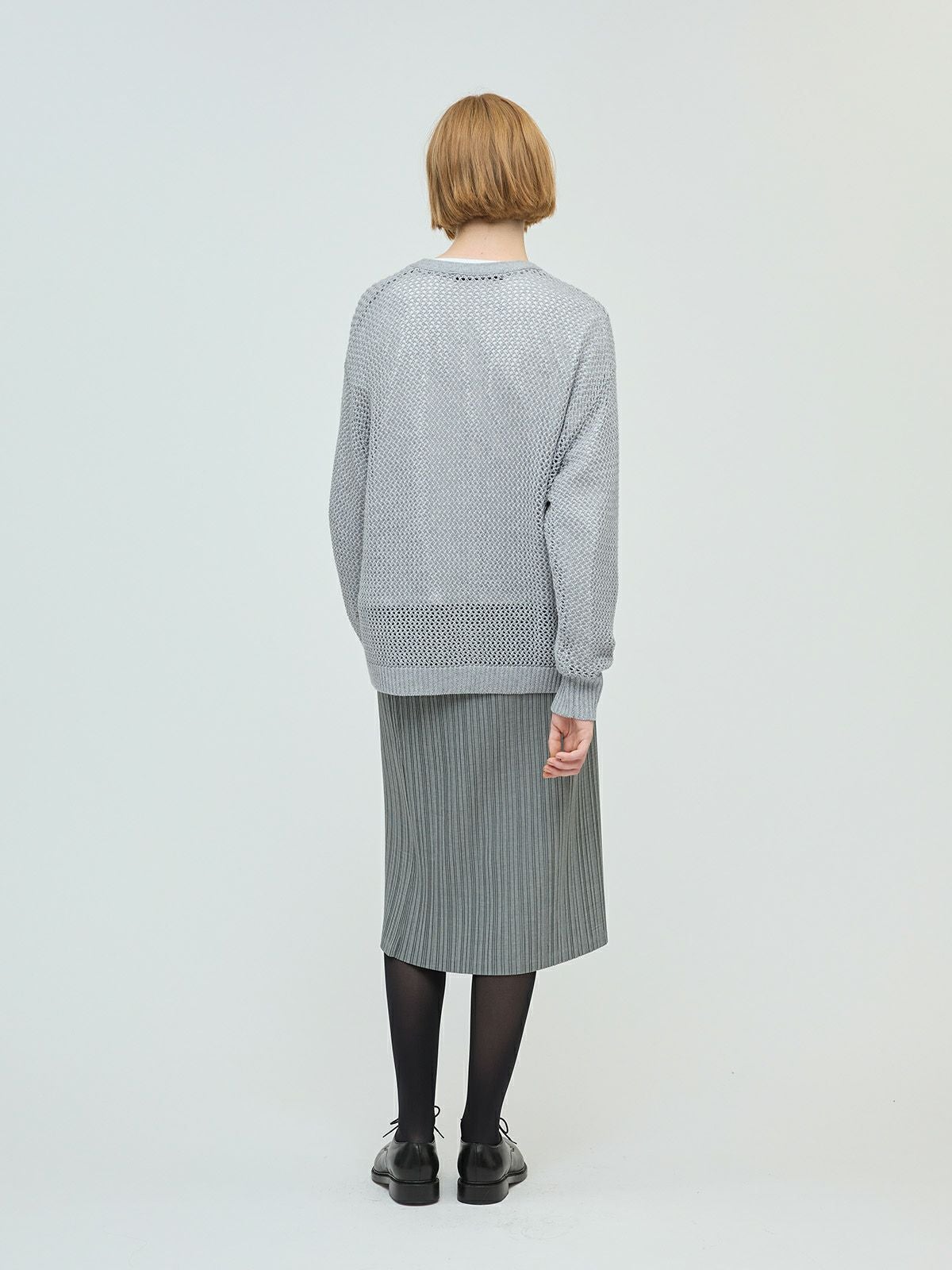 mizuiro ind メッシュVネックカーディガン｜ MARcourt ONLINE STORE