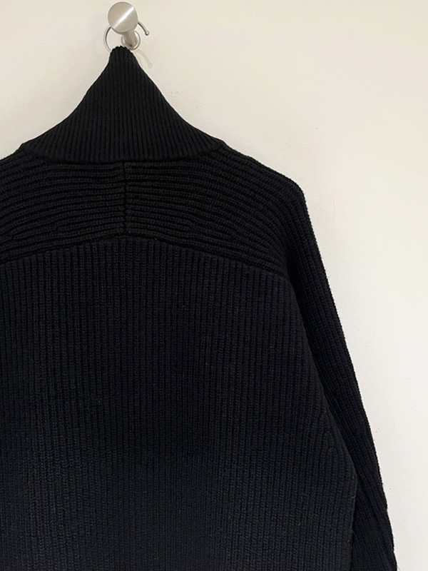 ANCELLM（アンセルム） Drivers Knit（ドライバーズニット） ブラック