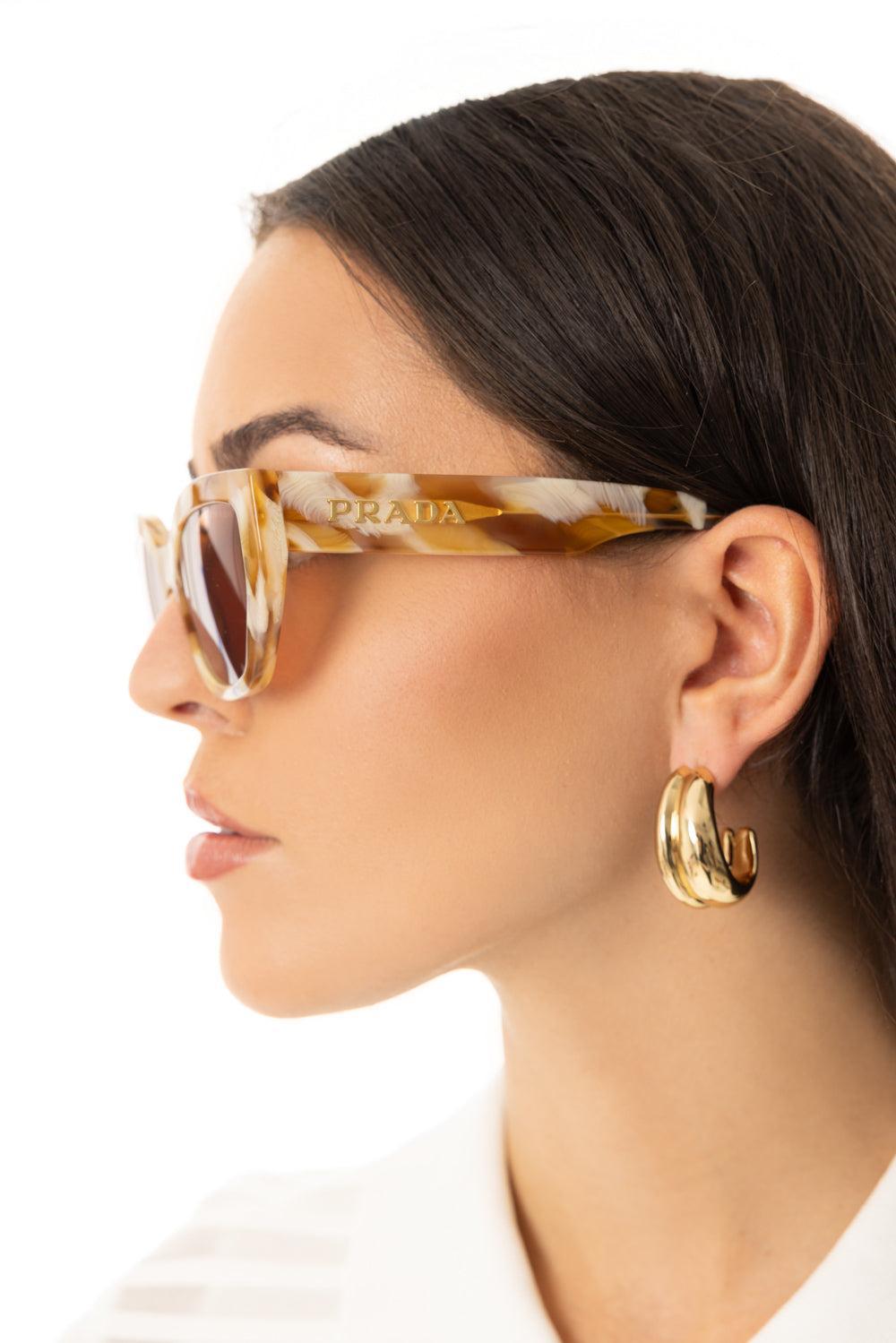 Side Logo Butterfly Lens Sunglasses | PRADA – Marissa Collections
