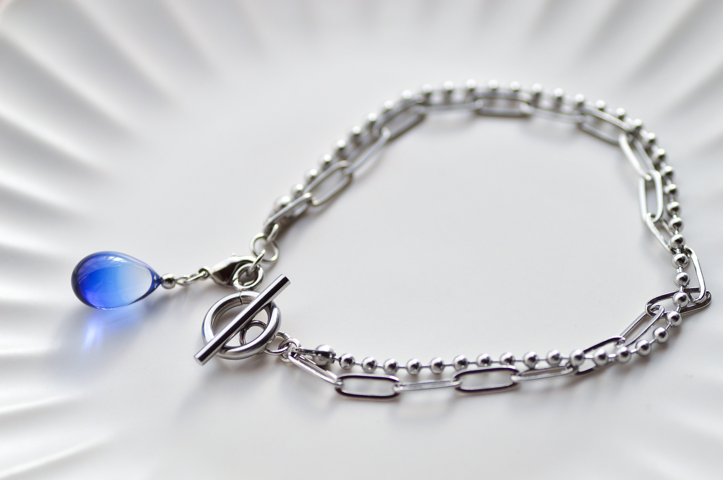 夜の雫2連ブレスレット – 宙フェス夜市