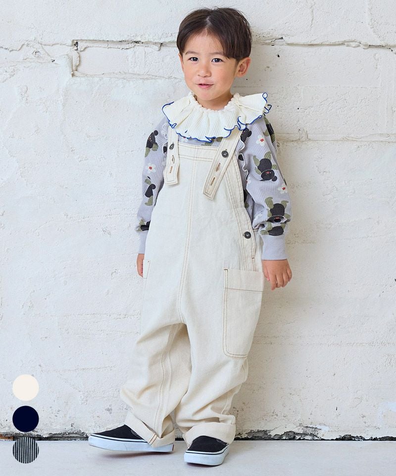 COTTON from U.S.A】ビッグポケットデニムオーバーオール ｜ ボトムス