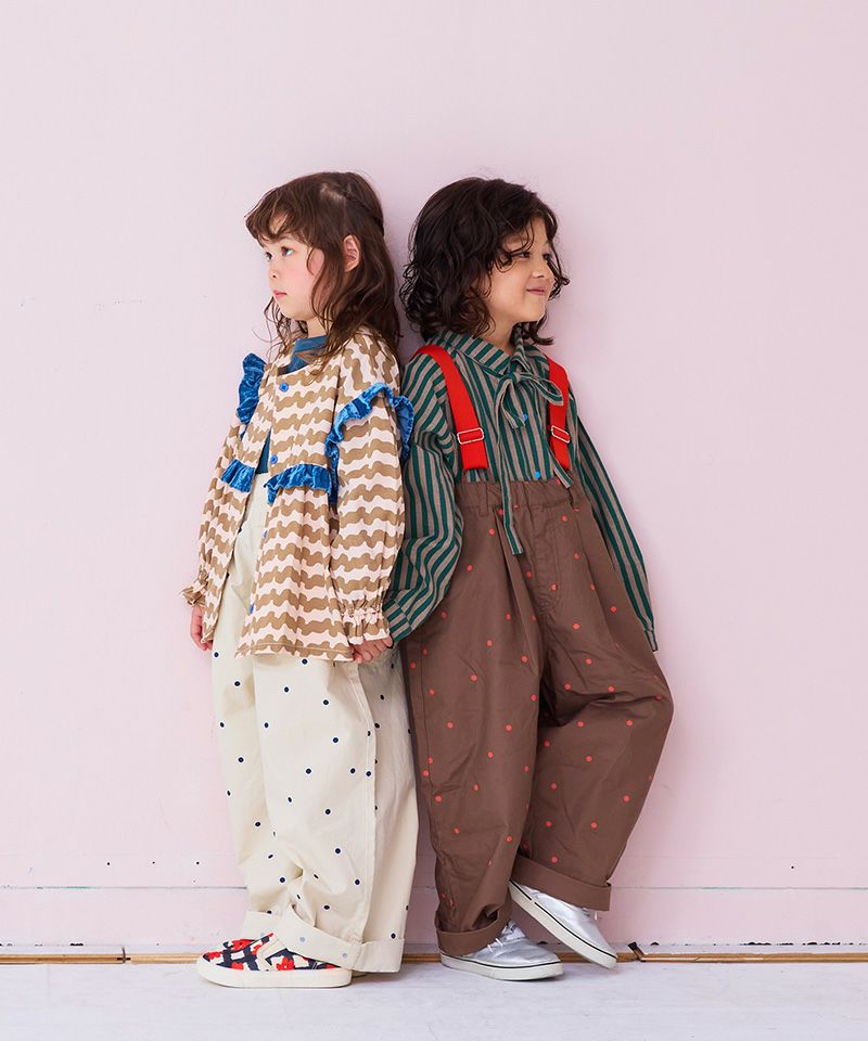 ツイル総柄エヴォルブサロペット ｜ ボトムス ｜ 子供服のセレクト