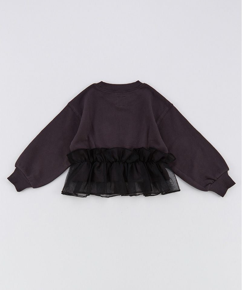 チュールフリルナンバリングスウェット ｜ トップス ｜ 子供服の