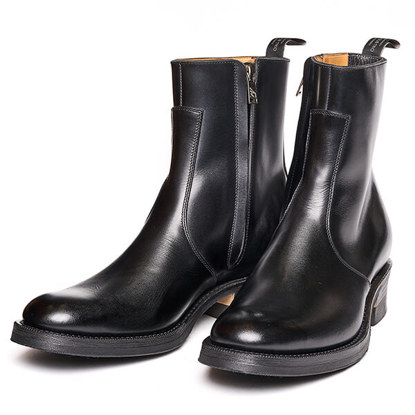 Rolling dub trio “GLEANERS ZIP”＜BLACK BOX CALF＞ | MASUYA