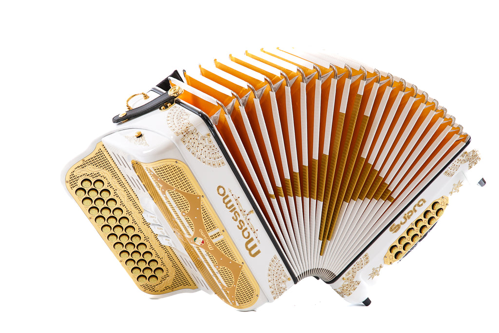 Massimo Supra 3 Switches White / Gold – Massimo Accordions