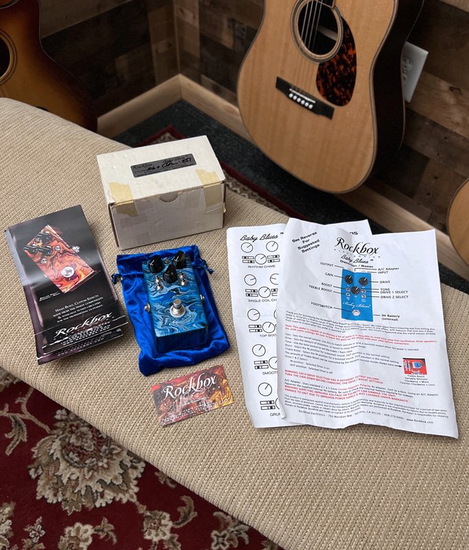 USED Rockbox Baby Blues Distortion & Boost Pedal 2011