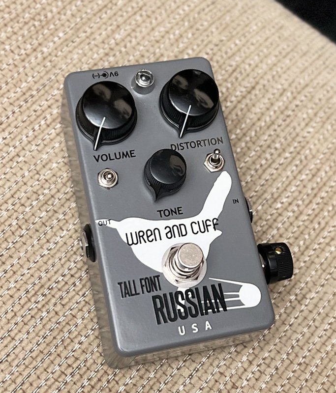 USED Wren and Cuff Custom Shop Tall Font Russian Fuzz Pedal