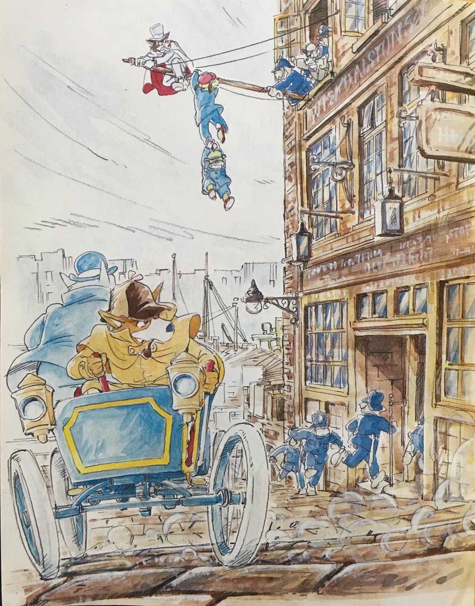 h*m様 名探偵ホームズ セル画 2枚 名探偵ホームズ ホームズとワトソン