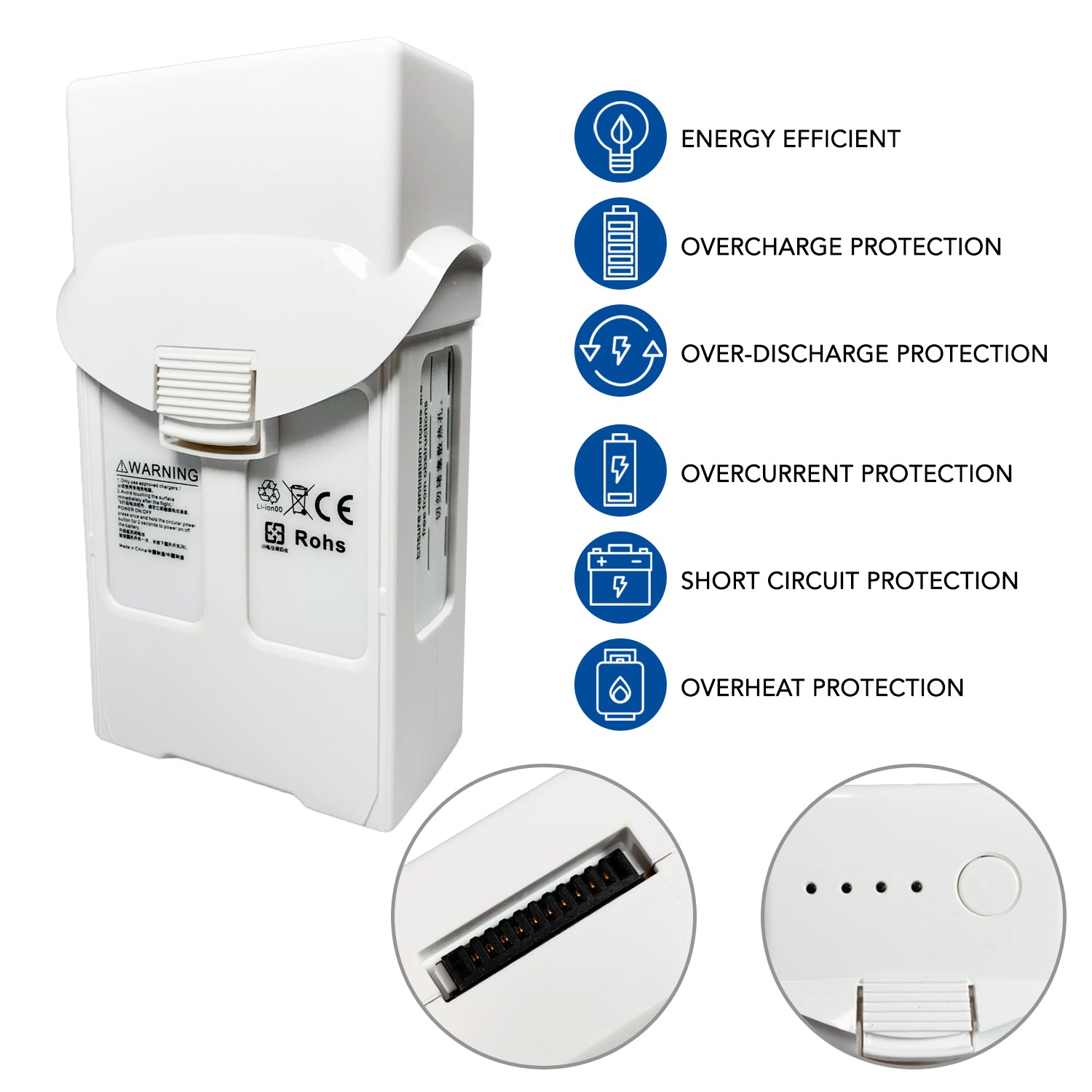 15.2V 9000mAh Battery For DJI Phantom 4 Pro/Pro+, Phantom 4 Pro V2