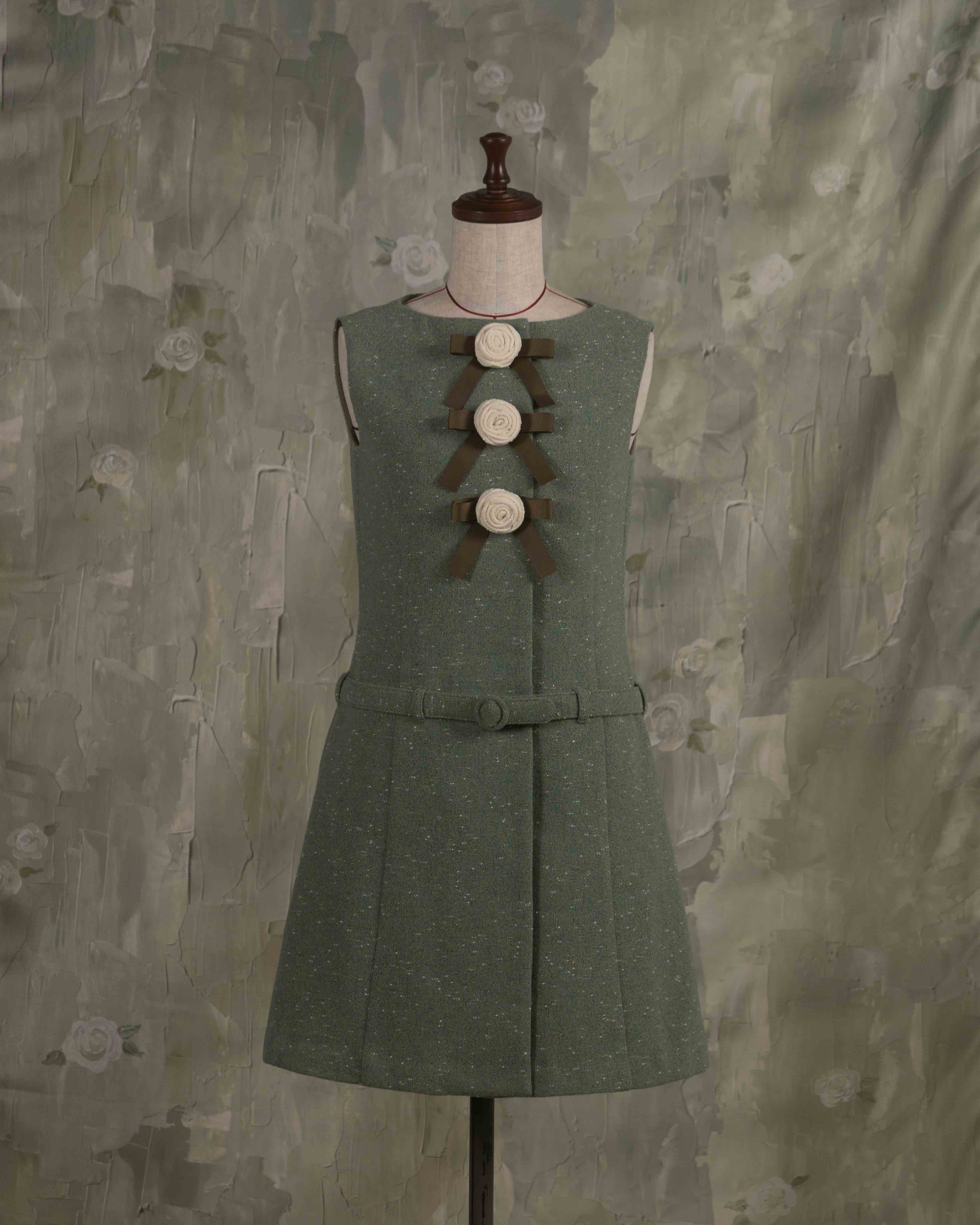 Rose ribbon mini dress – Mayo Suzuki