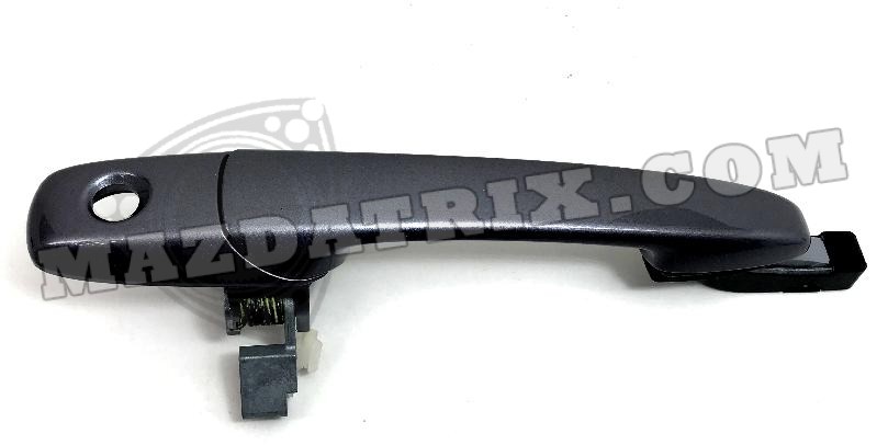 DOOR HANDLE OUTER, 04-08, LEFT, TITANIUM GRAY - Mazdatrix