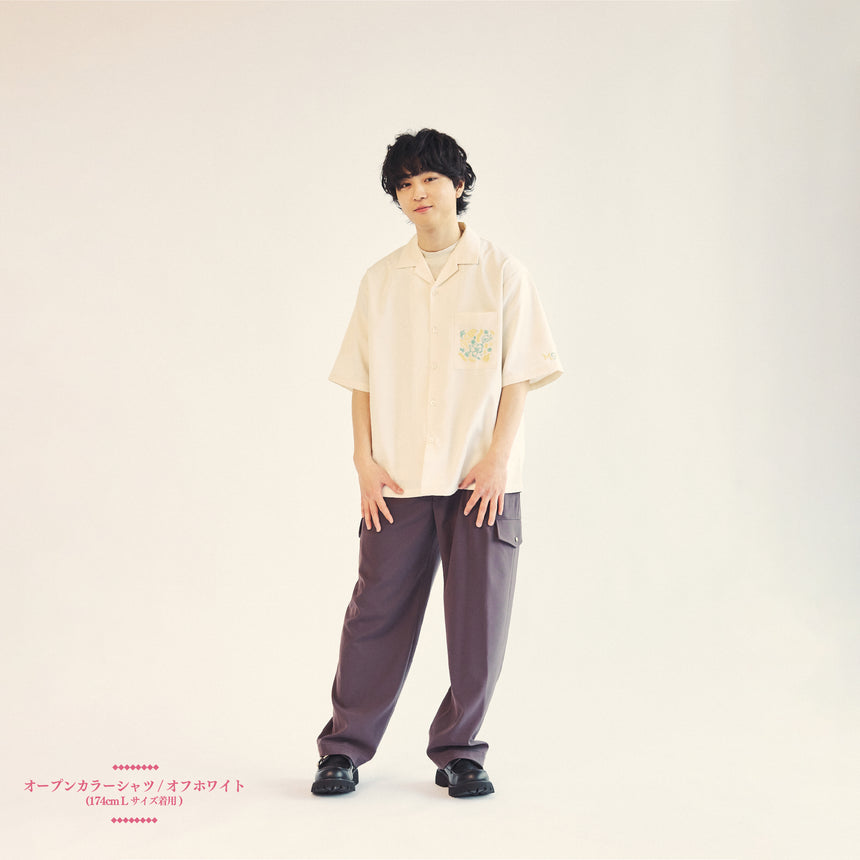 LANDMARK IN HARAJUKU オープンカラーシャツ / オフホワイト – Mrs