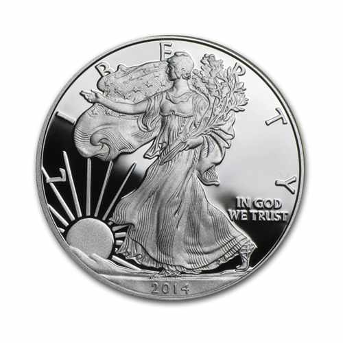 The 2014 $1 Silver American Eagle PF70 Certified by NGC