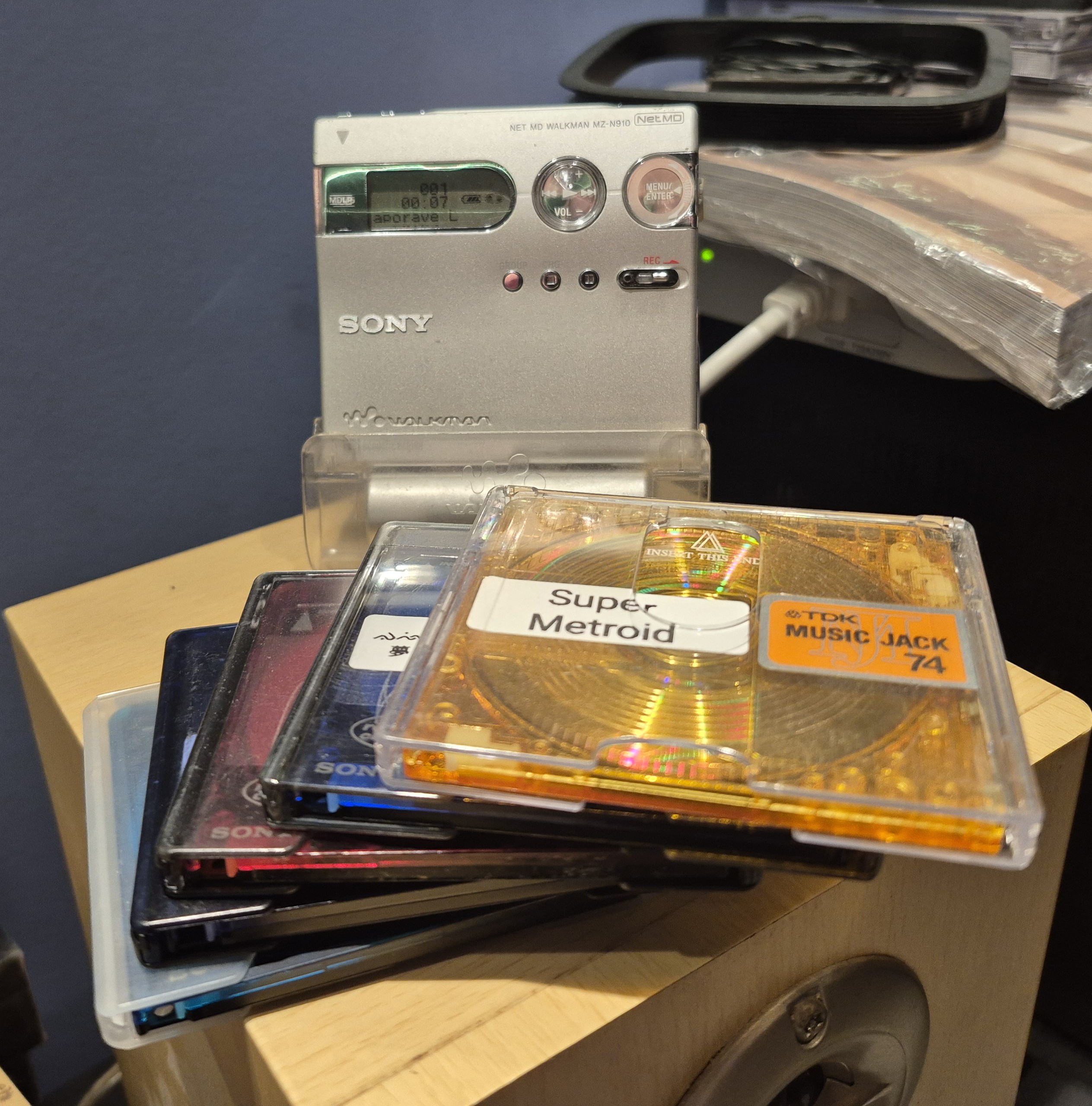 Review - Sony MiniDisc Recorder MZ-N910 | MDCon