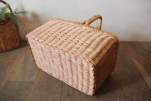 かご・バスケット・雑貨 - menui | 【籐 長角1本手】