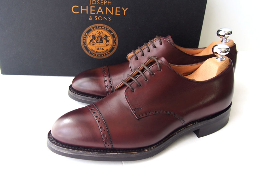 Sold Out】ジョセフチーニー｜JOSEPH CHEANEY｜パンチドキャップトゥ