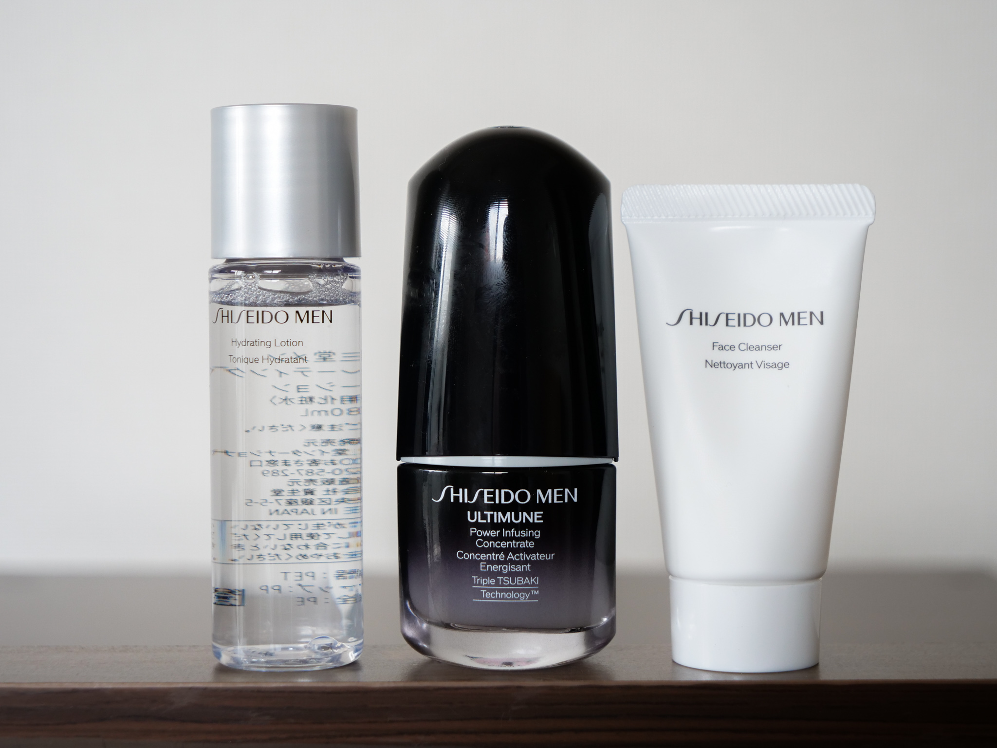 実力派の化粧水が誕生！】資生堂のメンズスキンケアセットを使用して