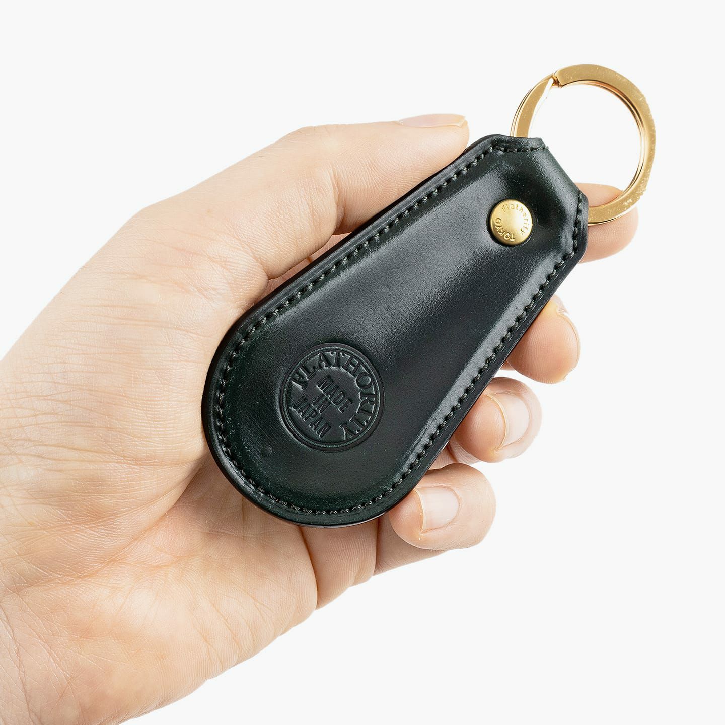 ホーウィン シェルコードバン シューホーン型キーホルダー | 大人の