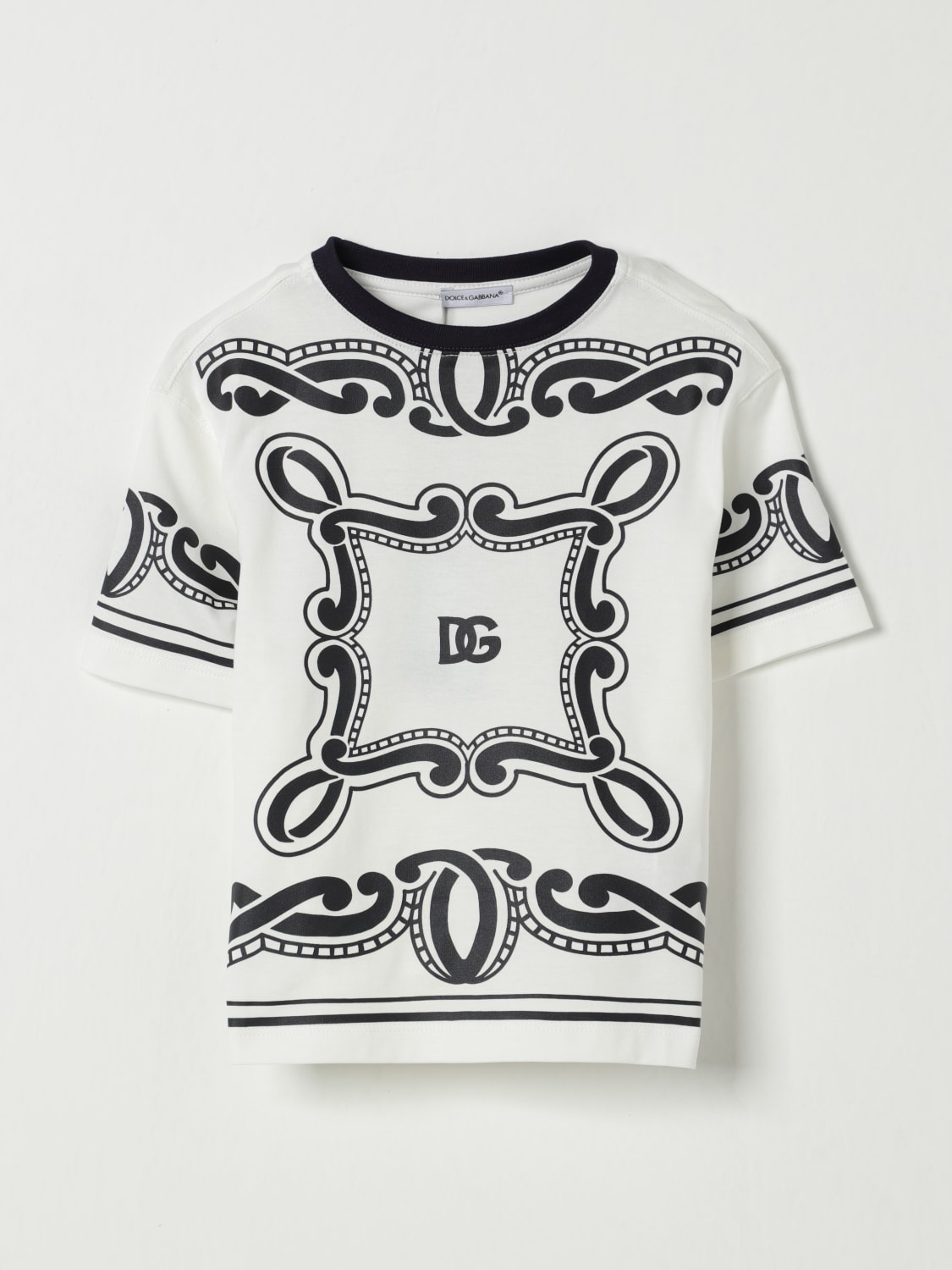 Dolce & Gabbana Outlet: T-shirt kids - White | L4JTHVG7OK3