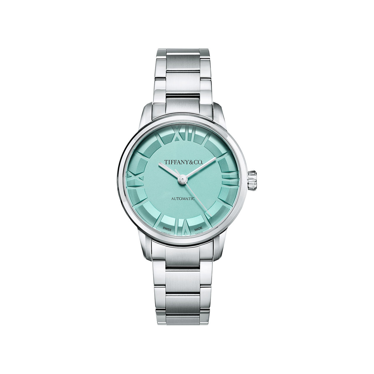Atlas®:34 mm Automatic Watch in Stainless Steel | Tiffany & Co. US