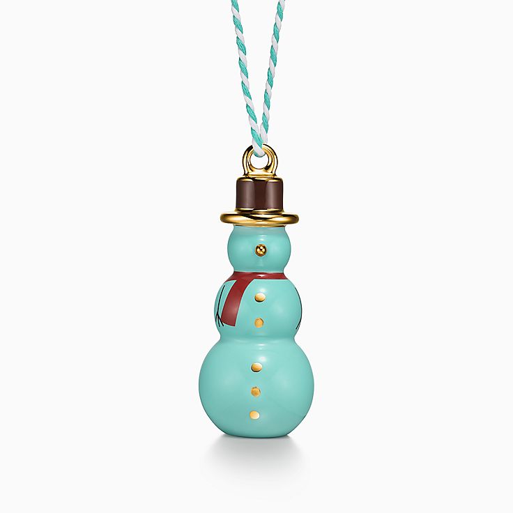 ティファニー ホーム エッセンシャル スノーマンオーナメント ボーン