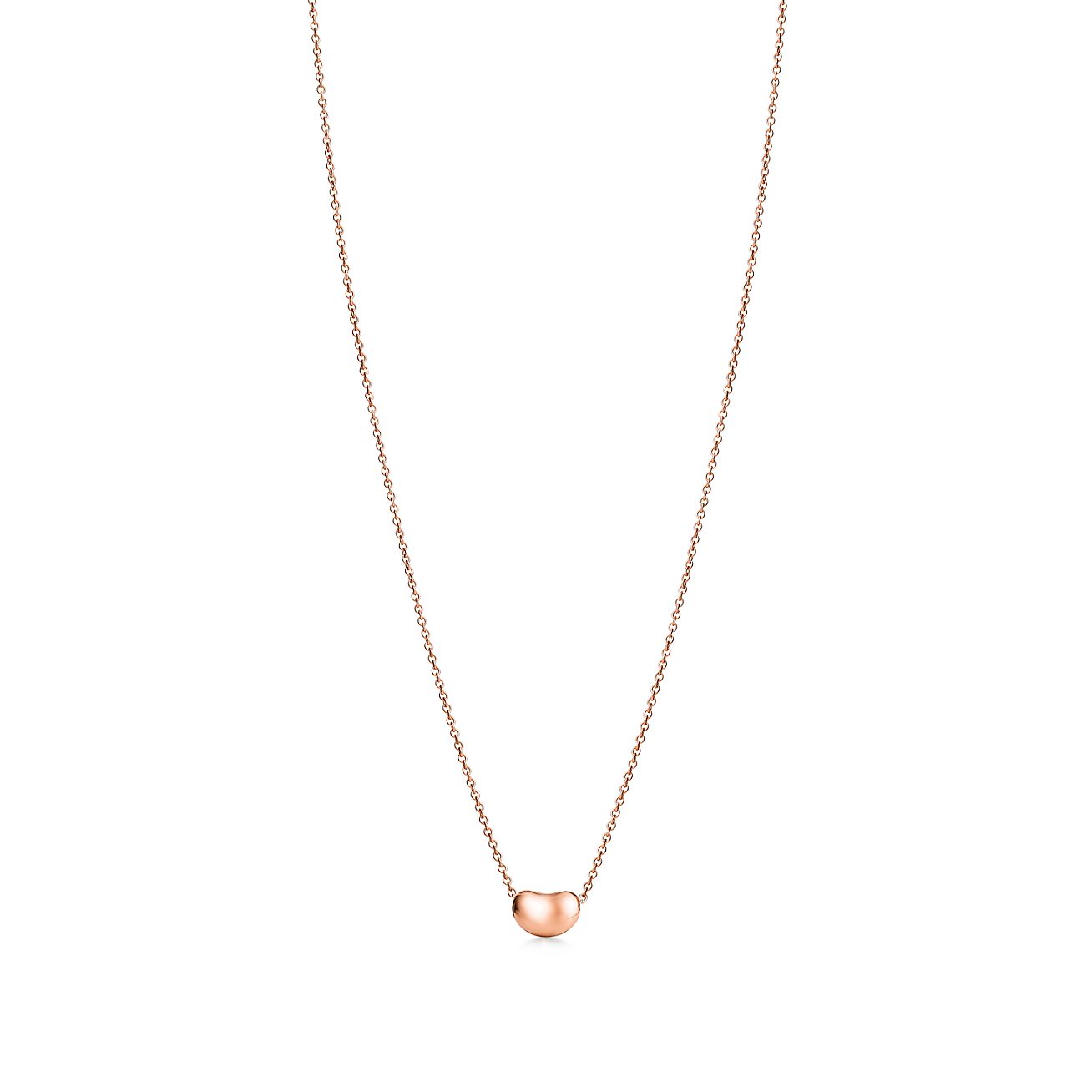 エルサ・ペレッティ™ ビーン デザイン ペンダント ローズゴールド、6.5