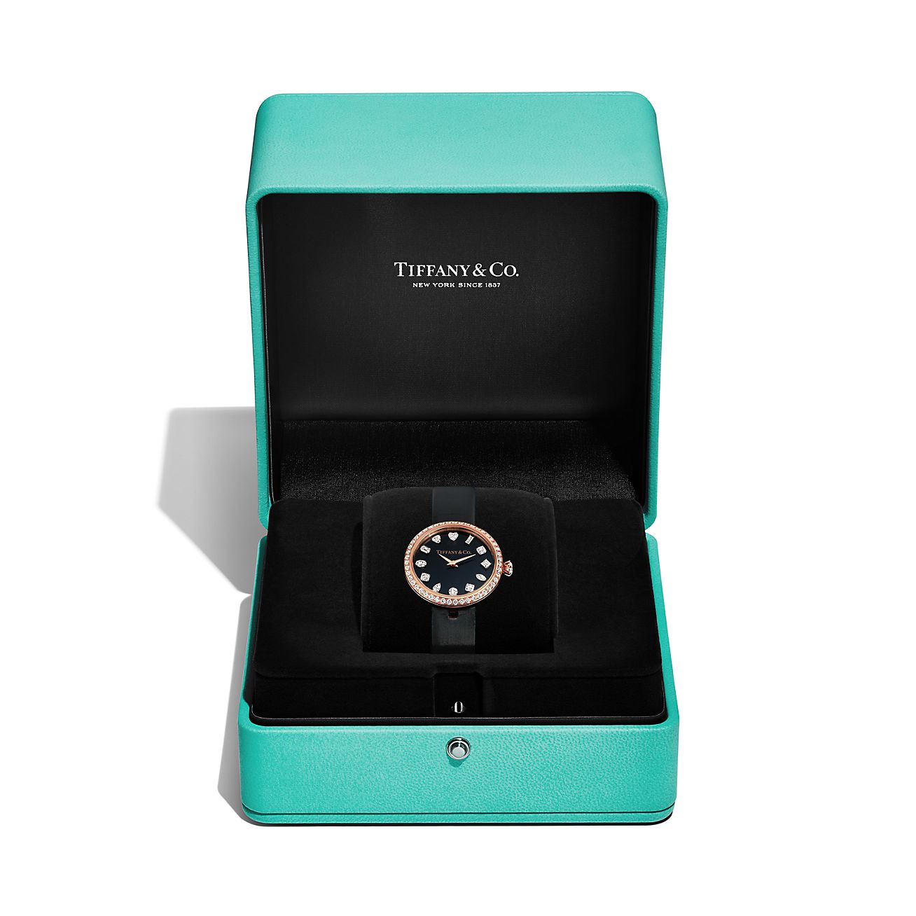 ティファニー エタニティ 28MM ラウンド ウォッチ ダイヤモンド ローズ