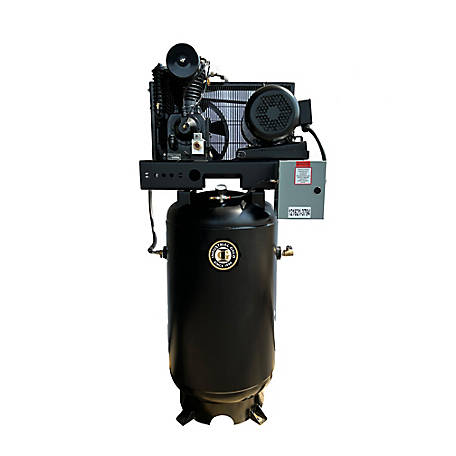 Industrial Gold 7.5 HP 80 gal. Vertical Air Compressor, 208 to