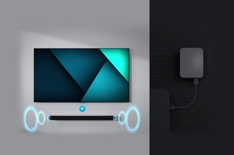 SC9S LG Soundbar for TV | Dolby Atmos® 3.1.3 channel with Bracket