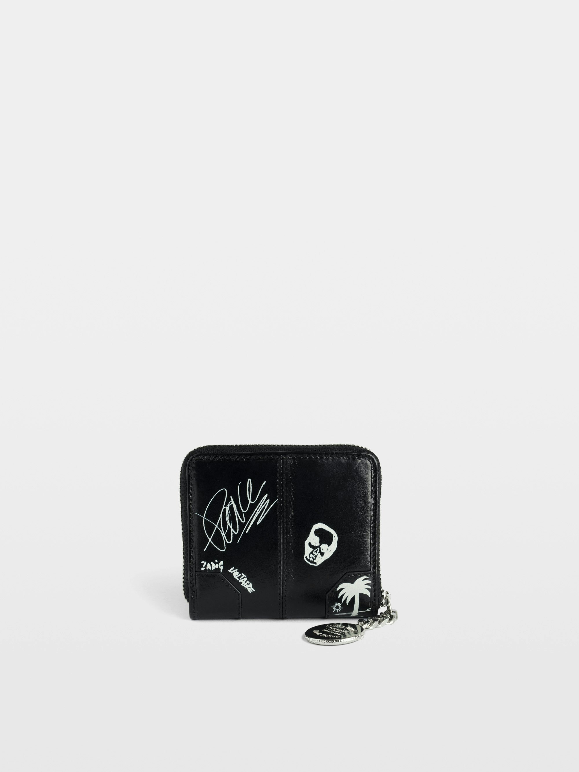 Sunny Black Patent Leather Wallet | Zadig&Voltaire | Zadig&Voltaire