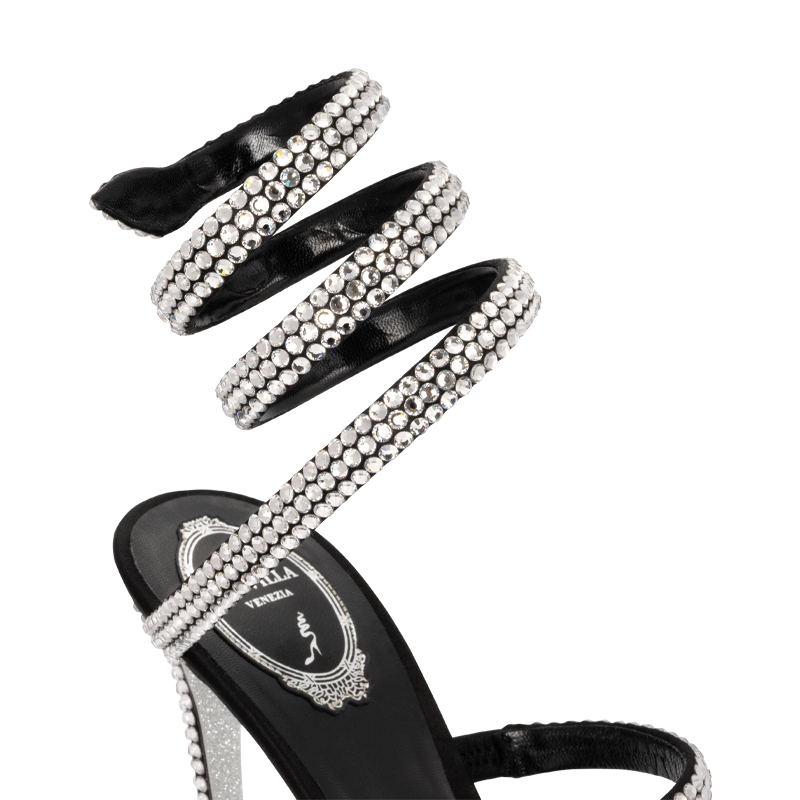 Rene Caovilla Cleo - Sandali Tacco Alto Nero C12076-105-R001V065