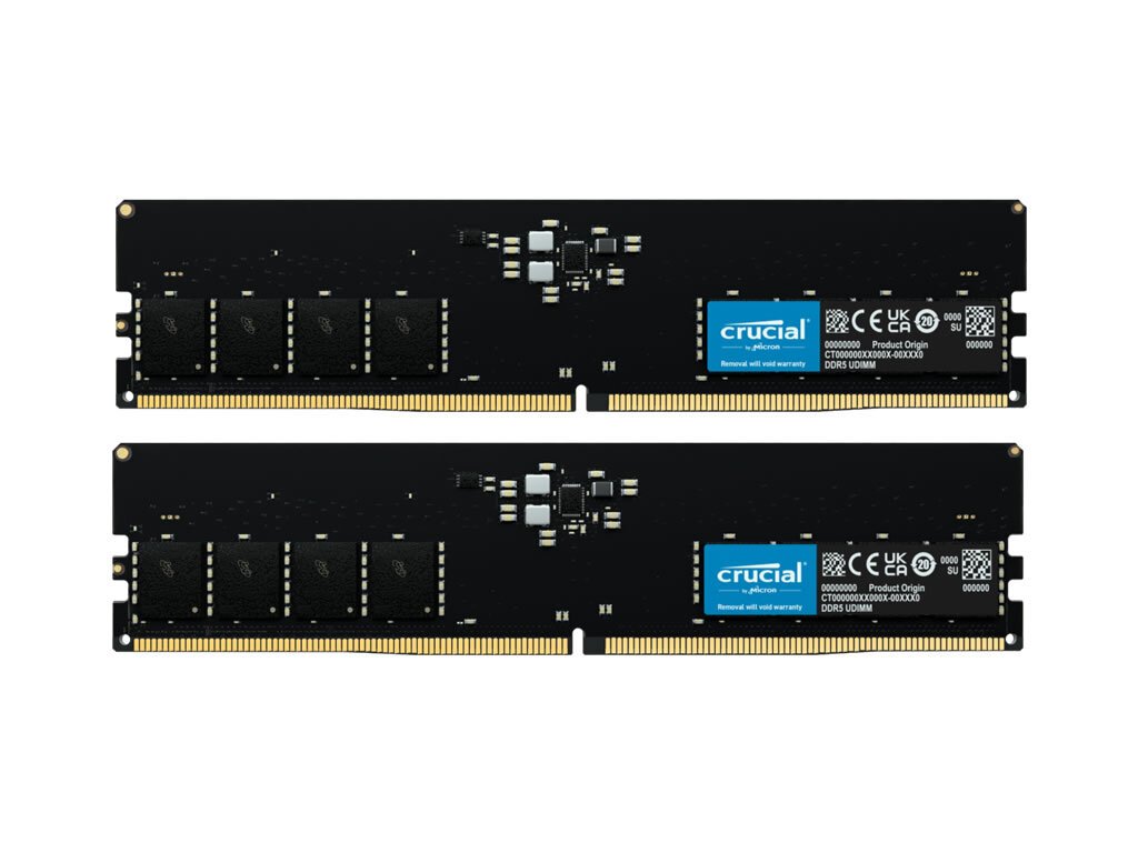 Micron DDR5-5600ネイティブDRAM搭載、Crucialから定格DDR5 5600MT/sの