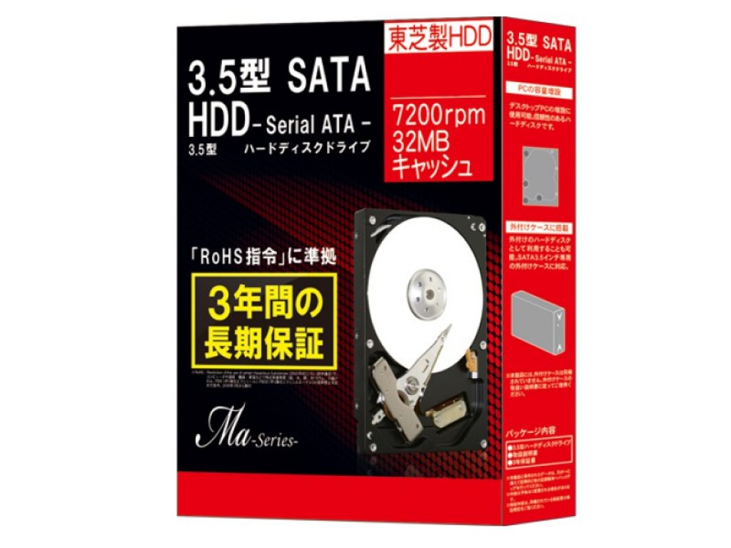 TOSHIBA DT01ACA300-BOX - 製品詳細 | パソコンSHOPアーク（ark）