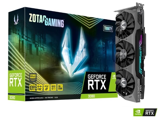 NVIDIAの第2世代 RTXアーキテクチャAmpere採用「GeForce RTX 3080」GPU